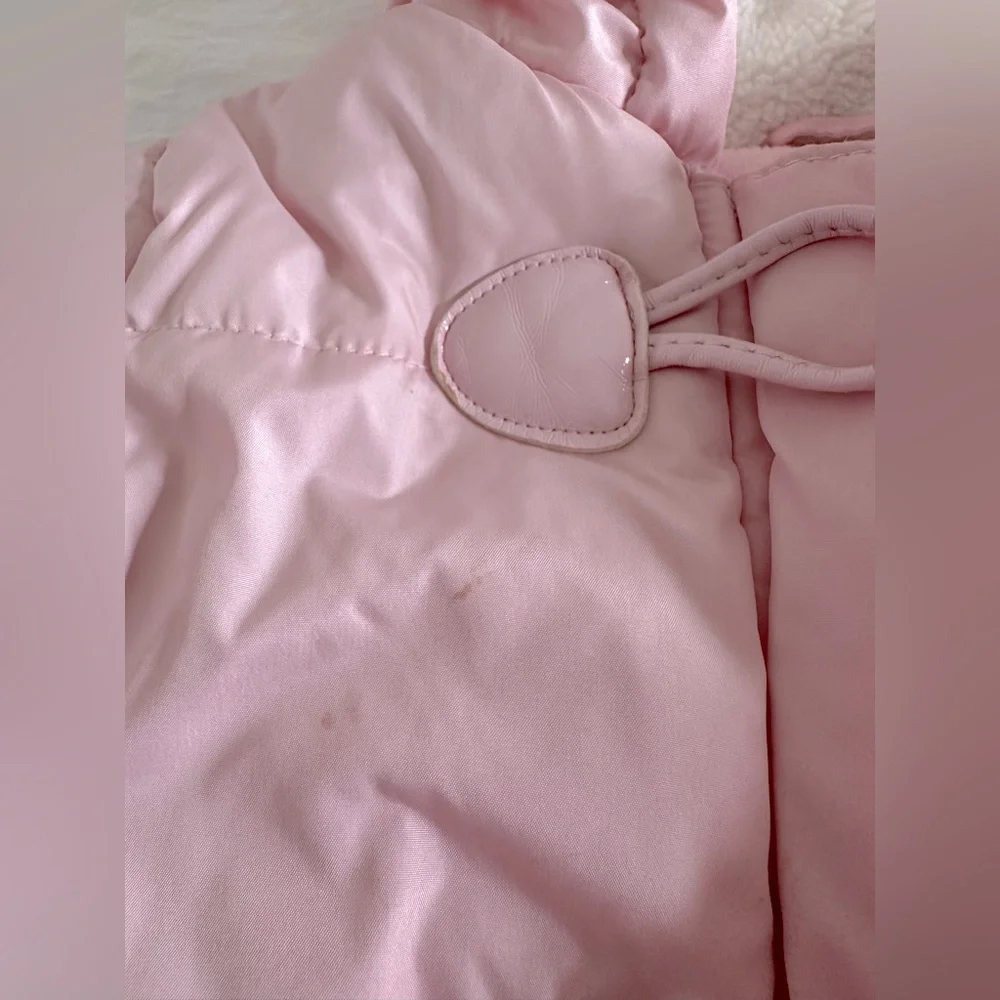 Children’s Place light pink warm snowsuit size 9-12 months